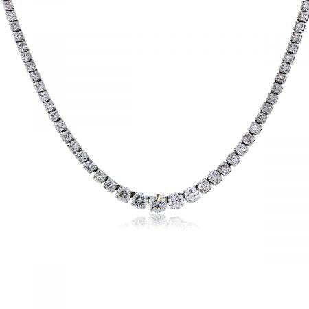 18k White Gold Diamondn Necklace