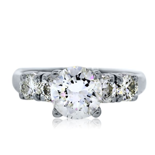 .96 Carat Round Brilliant Diamond Ring