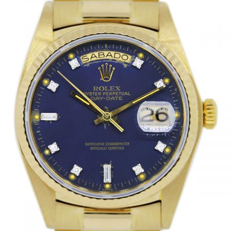 18K Yellow Gold Rolex Watch