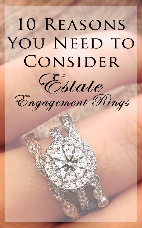 Estate Engagement Rings by Raymond Lee Jewelers