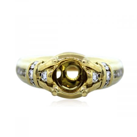 Four Prong Engagement Ring Setting