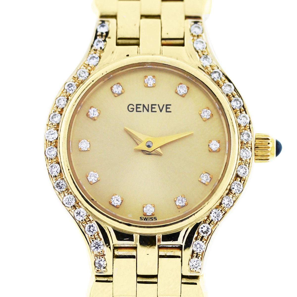 Geneve 14k Yellow Gold  Diamond  Ladies  Watch  Boca Raton