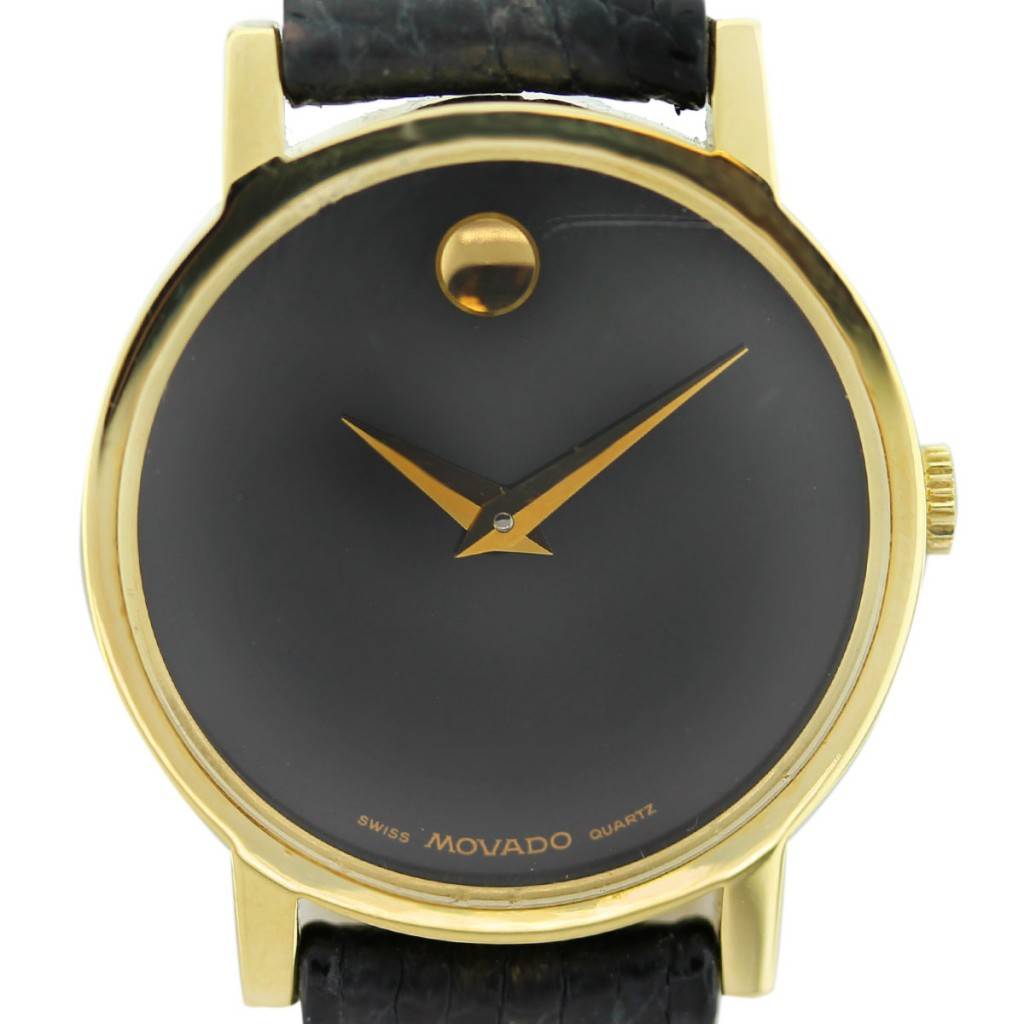 14kt Yellow Gold Ladies Movado Quartz Watch-Boca Raton