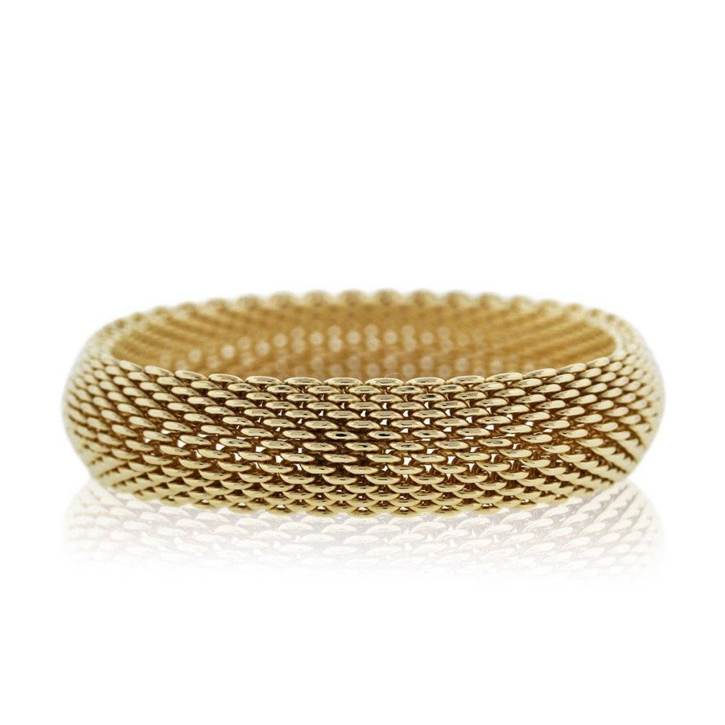 Tiffany & Co. Gold mesh Somerset bracelet