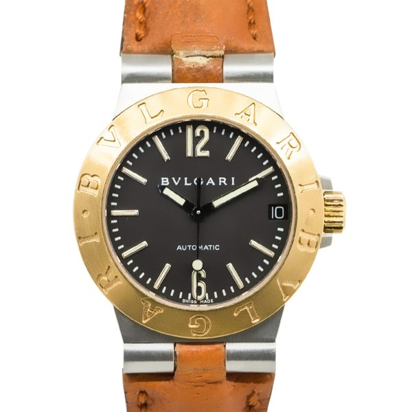 Bulgari LCV29GS Two Tone Watch on Leather