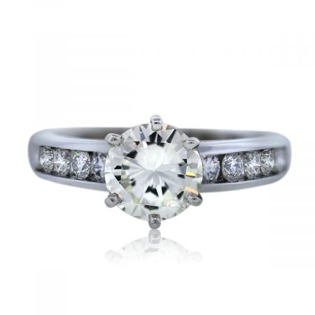 1ct Round Diamond Engagement Ring