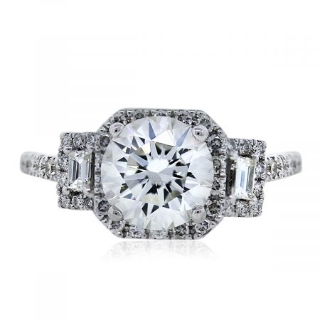 Vintage Style Diamond Engagement ring