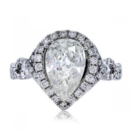 Diamond Pear Shape Ring