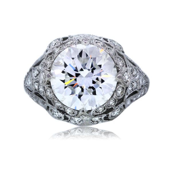 Get The Look: Gorgeous 3.80Ct Round Brilliant Engagement Ring