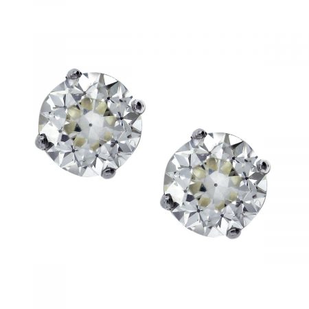 4.86ctw Diamond Stud Earrings