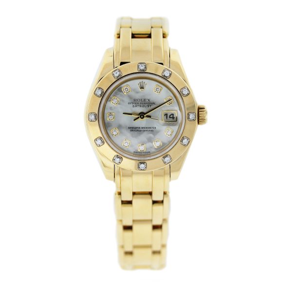 Rolex Pearlmaster 80318 Diamond Dial/Bezel Watch full