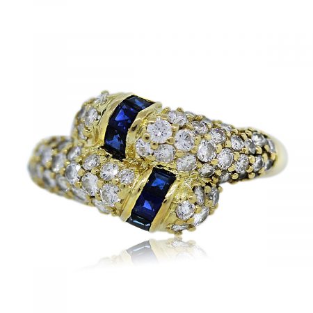 View This Stunning Sapphire and Diamond Ring