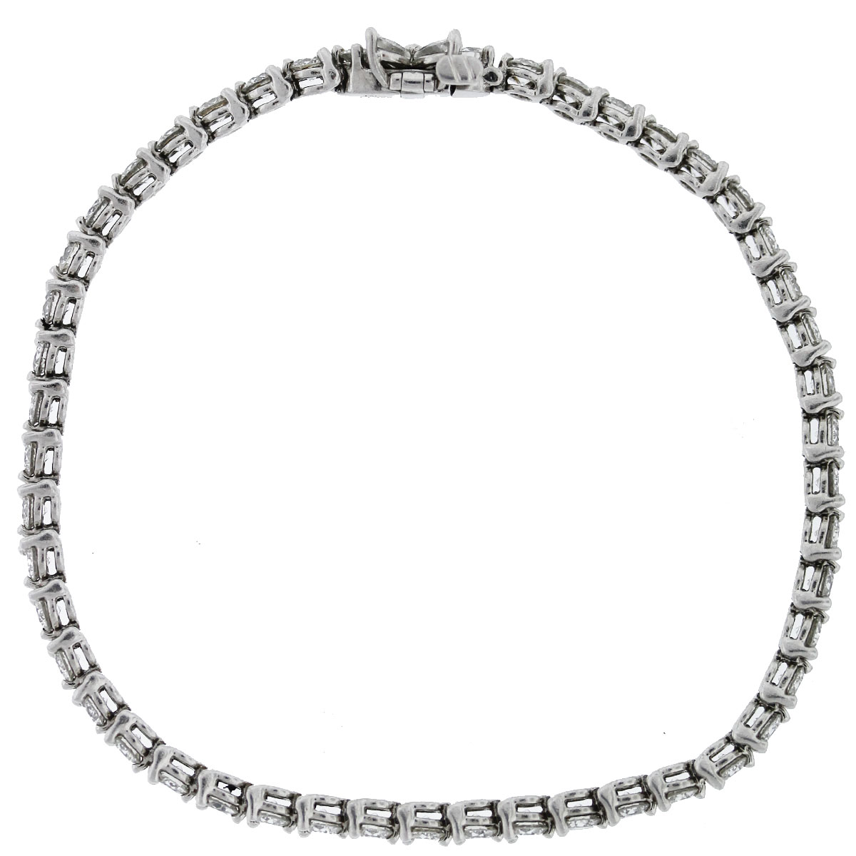 Tiffany & Co. Victoria Line Platinum & Diamond Tennis Bracelet