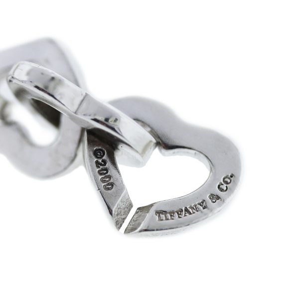 Tiffany & Co. Sterling Silver/18k Yellow Gold Heart Link Bracelet