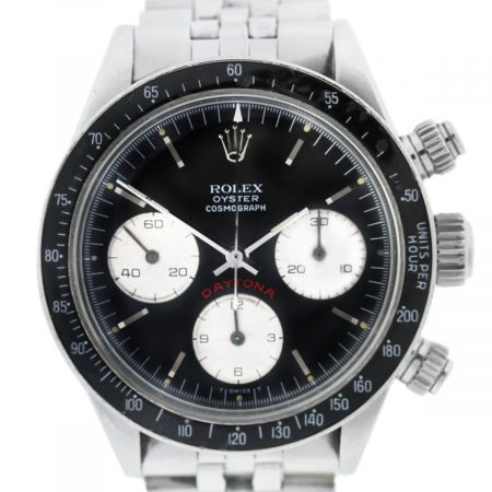 Vintage Rolex Daytona 6263 Black Dial Cosmograph Jubilee Watch