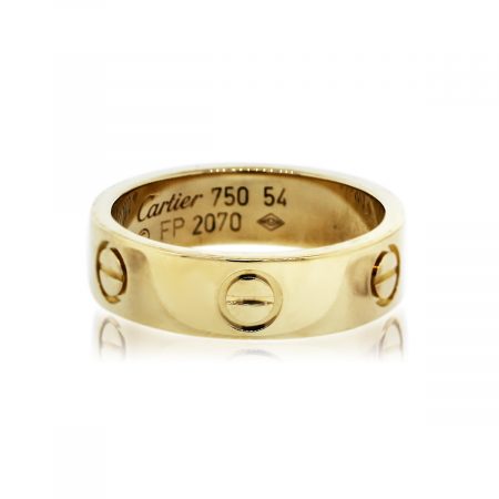 You are Viewing this Yellow Gold Cartier Love Ring!