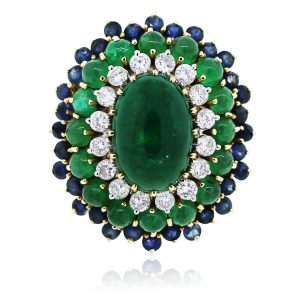 Yellow Gold Emerald Ring