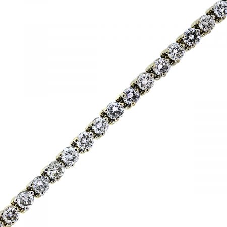 You are Viewing this 14k Yellow Gold Diamond Tennis Bracelet
