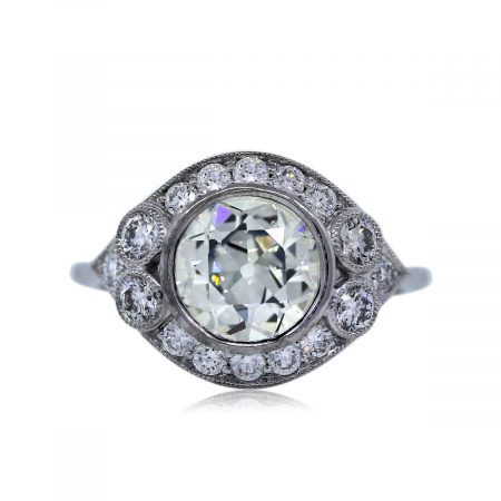 You are Viewing this Stunning 1.52ct Old European Cut Diamond Ring!