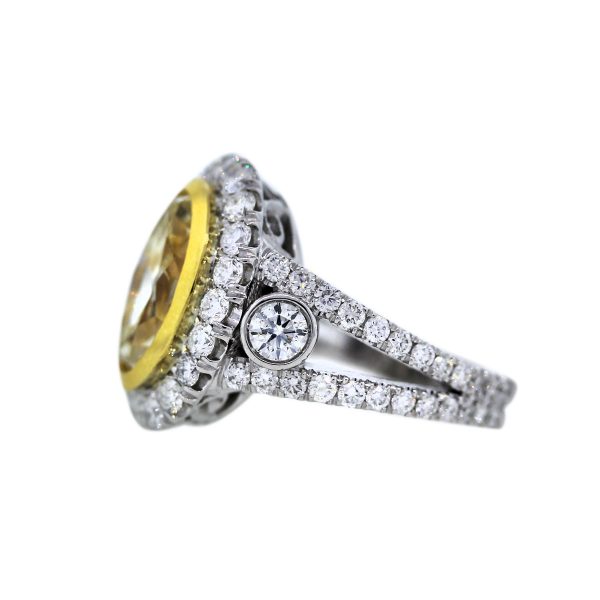 Diamond Halo Set Engagement Ring