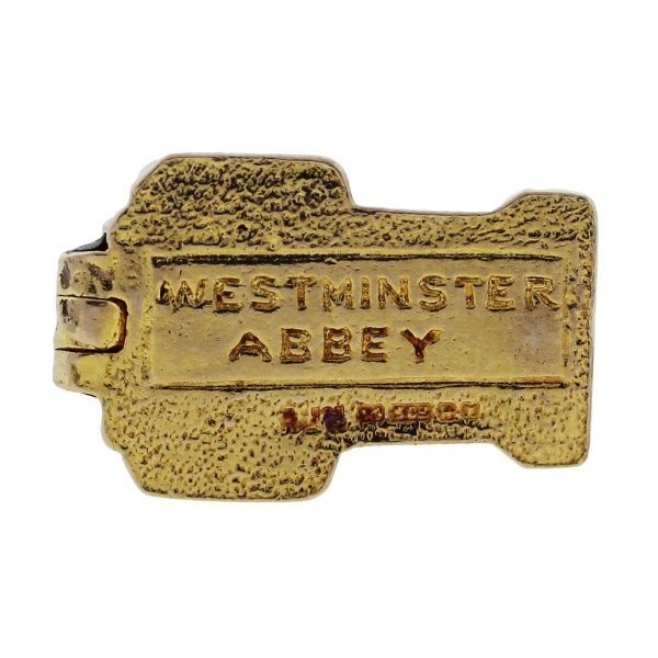 Gold Abbey Pendant