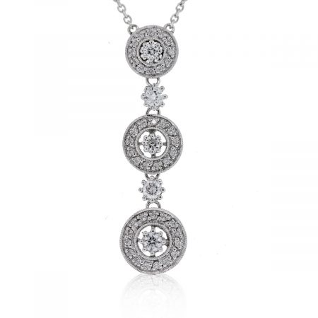 Have you viewed this 14kt White Gold Diamond Drop Pendant on 14k White Gold Chain?