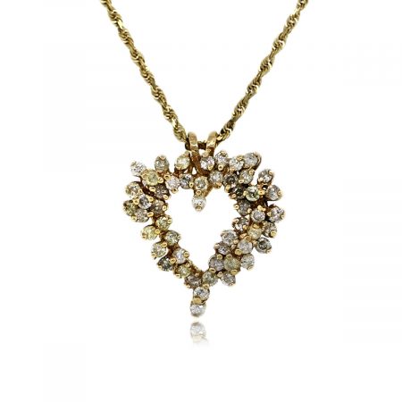 You are Viewing this Stunning Diamond Heart Pendant