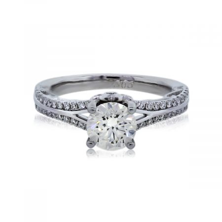 You are Viewing this 1.02ct Diamond Engagement Ring!