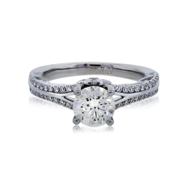 You are Viewing this 1.02ct Diamond Engagement Ring!