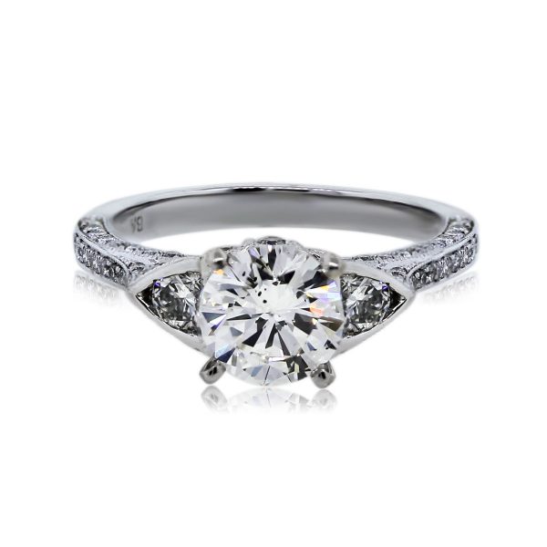 You are Viewing this 1.20ct Round Brilliant Diamond Engagement Ring!