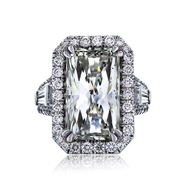 You are Viewing this 9.30ct Radiant Cut Engagement Ring