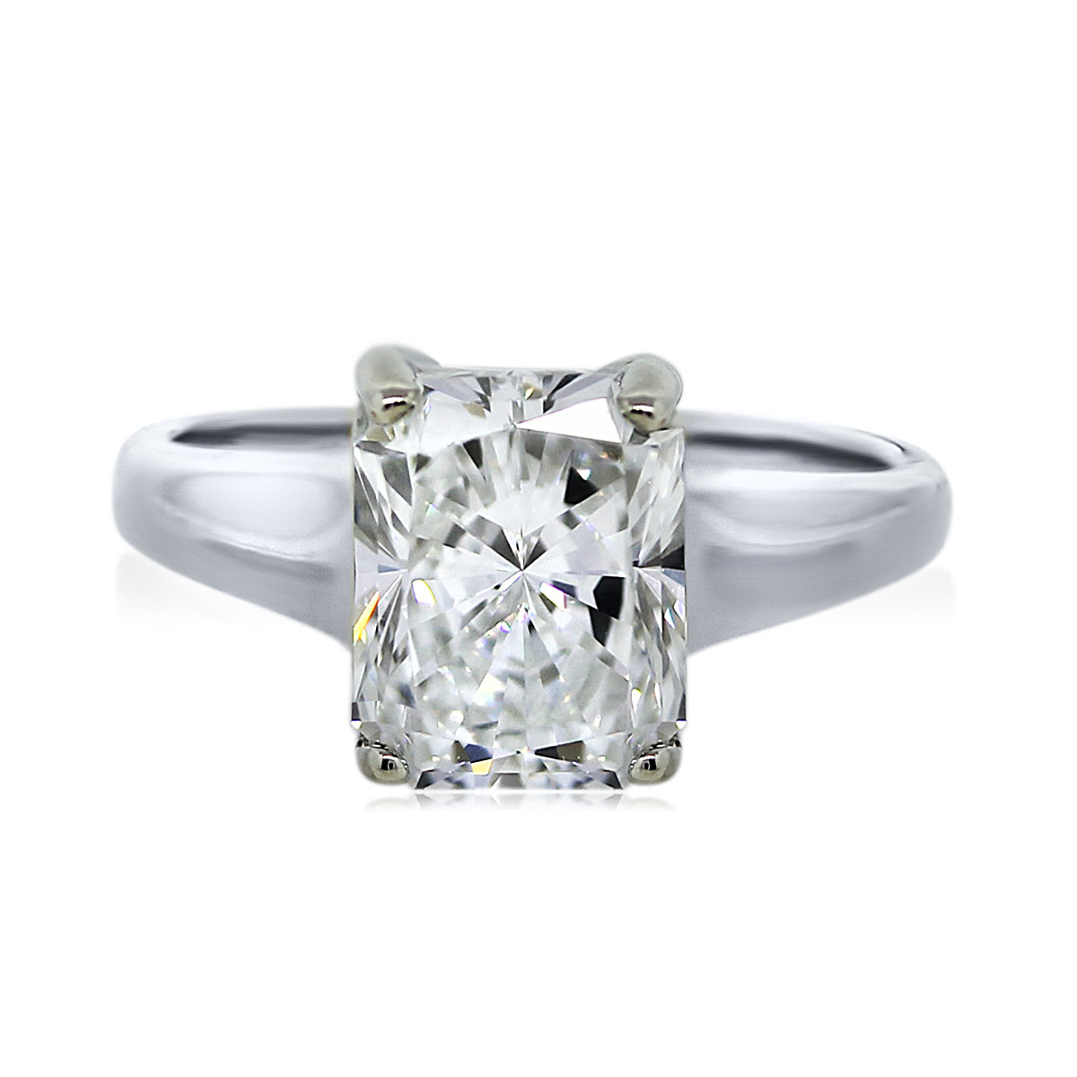 radiant diamond ring