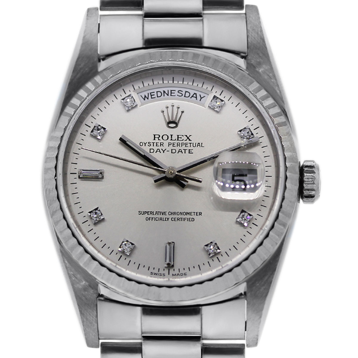 Rolex 18206 Platinum Presidential Day-Date Mens Watch