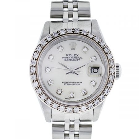 You are viewing this Rolex Datejust 69174 Diamond Bezel Jubilee Ladies Watch!