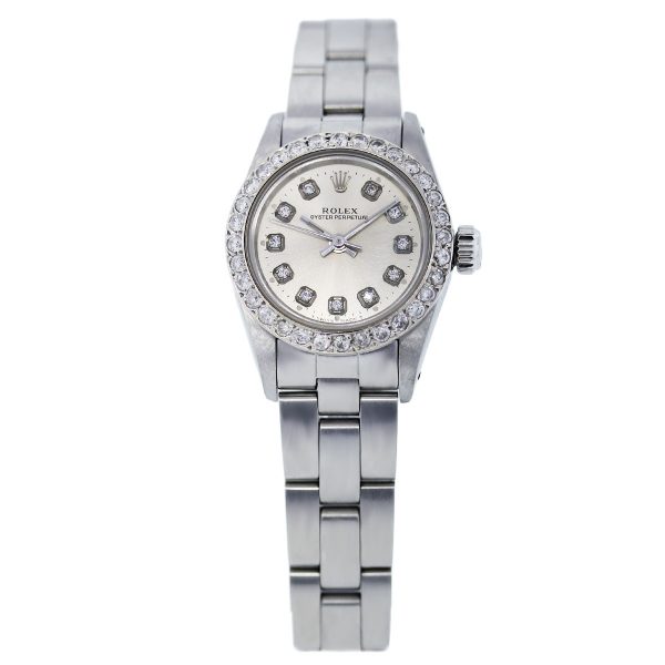Rolex Oyster Perpetual Diamond Ladies Watch