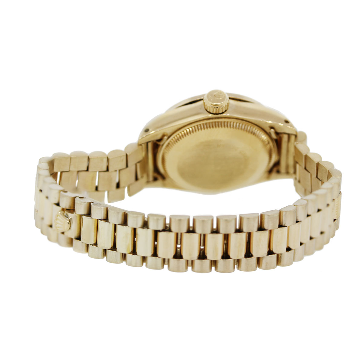 18K Gold Rolex 6927 Ladies Datejust Presidential Diamond Watch