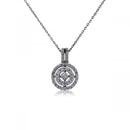You are Viewing this Stunning Pave Set Diamond Pendant!