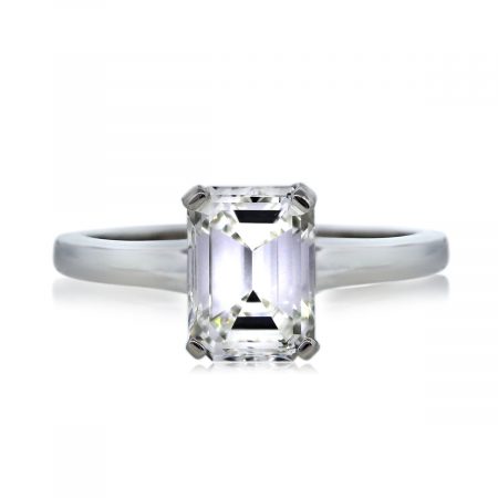 You are Viewing this Gorgeous 1.18ct Emerald Cut Engagement Ring!