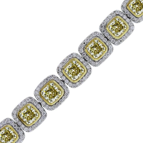 You are Viewing this Yellow Diamond Bracelet!