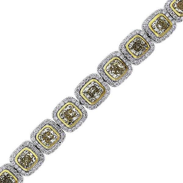 Yellow diamond bracelet