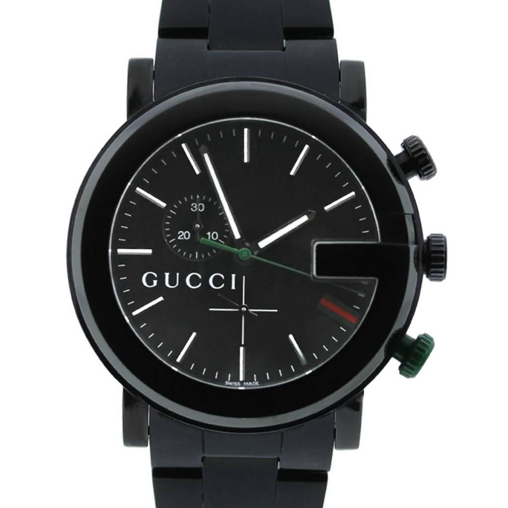 Gucci 101M Chronograph Black Dial Mens Watch - Boca Raton