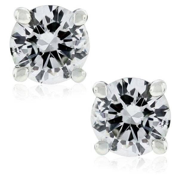 Diamond stud earrings