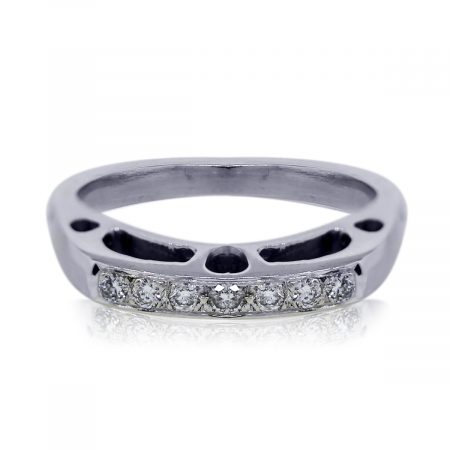 You are Viewing this White Gold Stackable Ring!