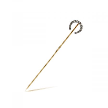You are Viewing this Gorgeous Diamond Horseshoe Stick Pin!