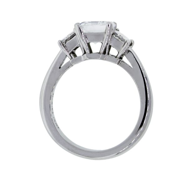 Emerald Cut Diamond GIA Certified Engagement Ring