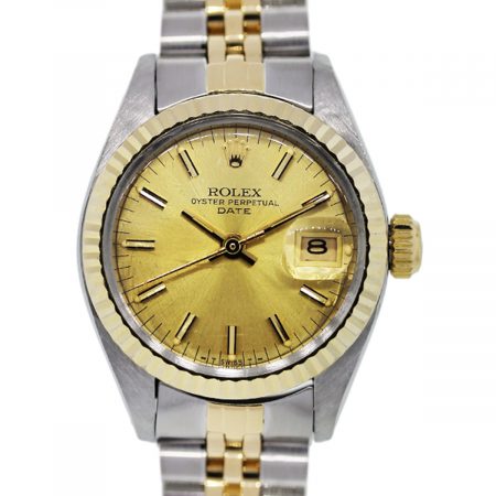 You are viewing this Ladies Rolex 6917 Datejust Two Tone Watch!