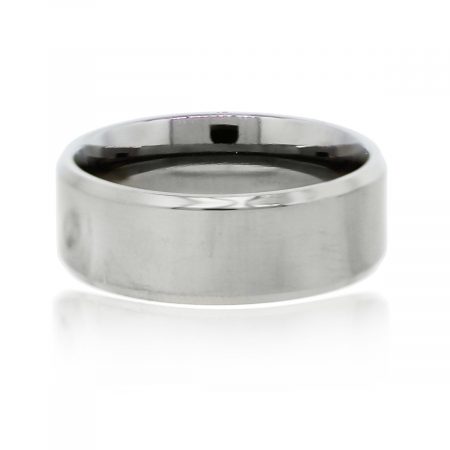 You are viewing this Titanium Polished Finish Gents Wedding Band Ring!