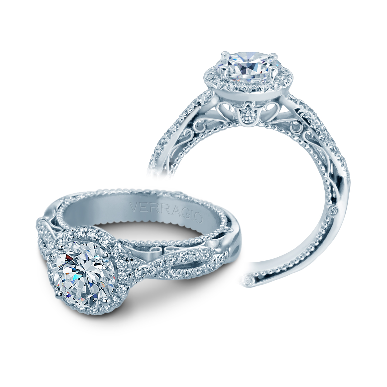 Stunning Diamond Engagement Ring Mounting by Verragio