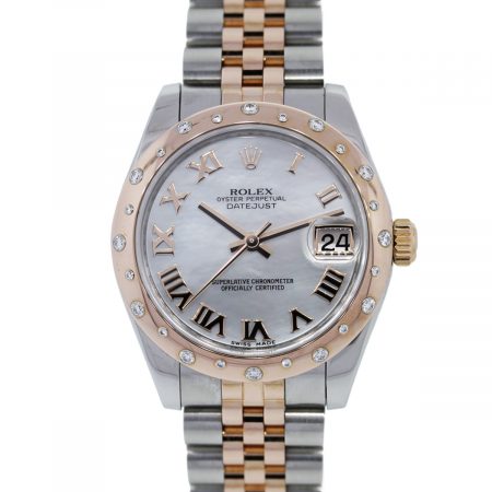 You are viewing this Rolex Datejust 178341 Rose Gold Stainless Steel Ladies Watch!