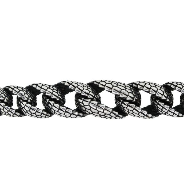 Scott Kay Art of A Man Engraved Link Bracelet